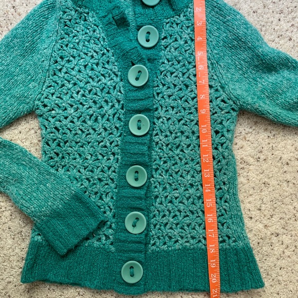 ⭐️3 for 10⭐️ Kenzie Girl. Preloved green cardigan - Picture 4 of 9